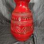 1501-35 Vase Keramik Rot 1