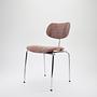 Wilde&Spieth Eiermann SE 68 Stuhl Chrom Kvadrat Stoff Rot 0