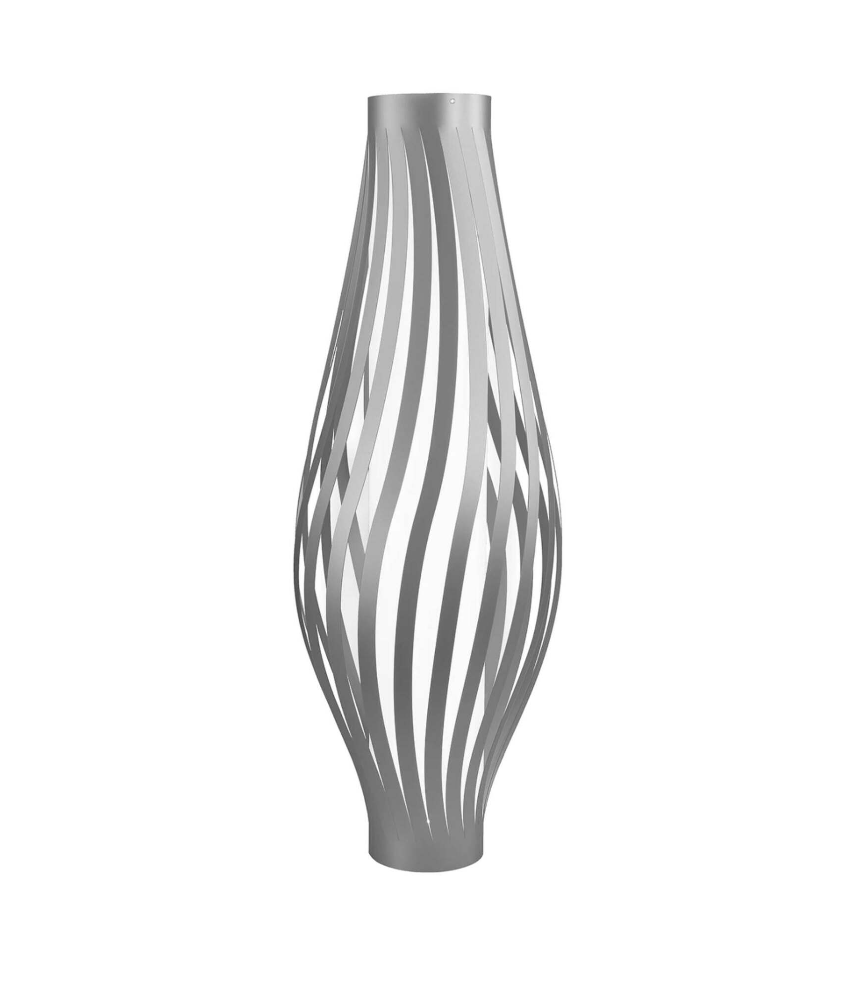 Stehlampe 2-flammig Kunststoff Weiß 1