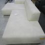 Pyllow Sofa Ecksofa Récamiere Links Kunstleder Cremeweiß 6