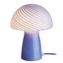 FUNGI TOWN Tischleuchte Farbglas Blau 3