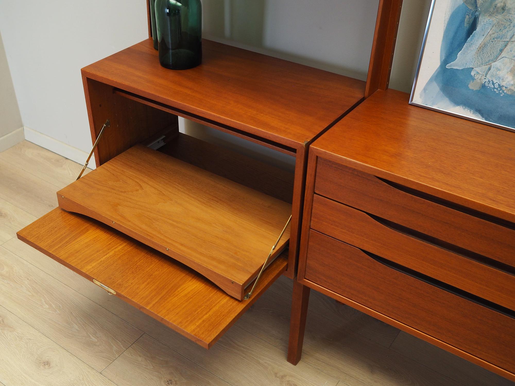 Regalsystem Teakholz 1960er Jahre 6