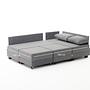 Fly Corner Sofa Right with 2 Ottomans Red 9