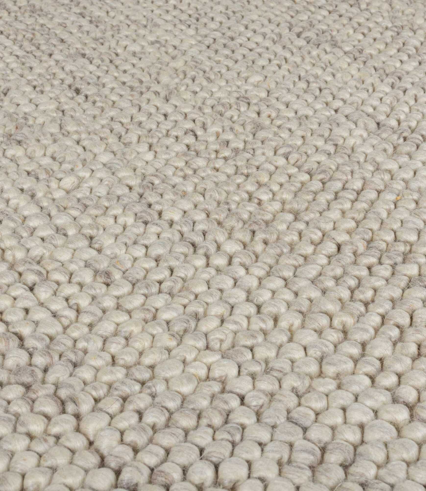 Wollmischteppich Minerals Hellgrau 160 x 230 cm 4