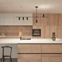 5-flame asymmetrical AJAX pendant light Black 2