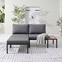 Lounge Set Cuva Set of 3 Aluminum Grey 0