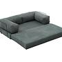 Comfort Schlafsofa 2-Sitzer Petrol 8