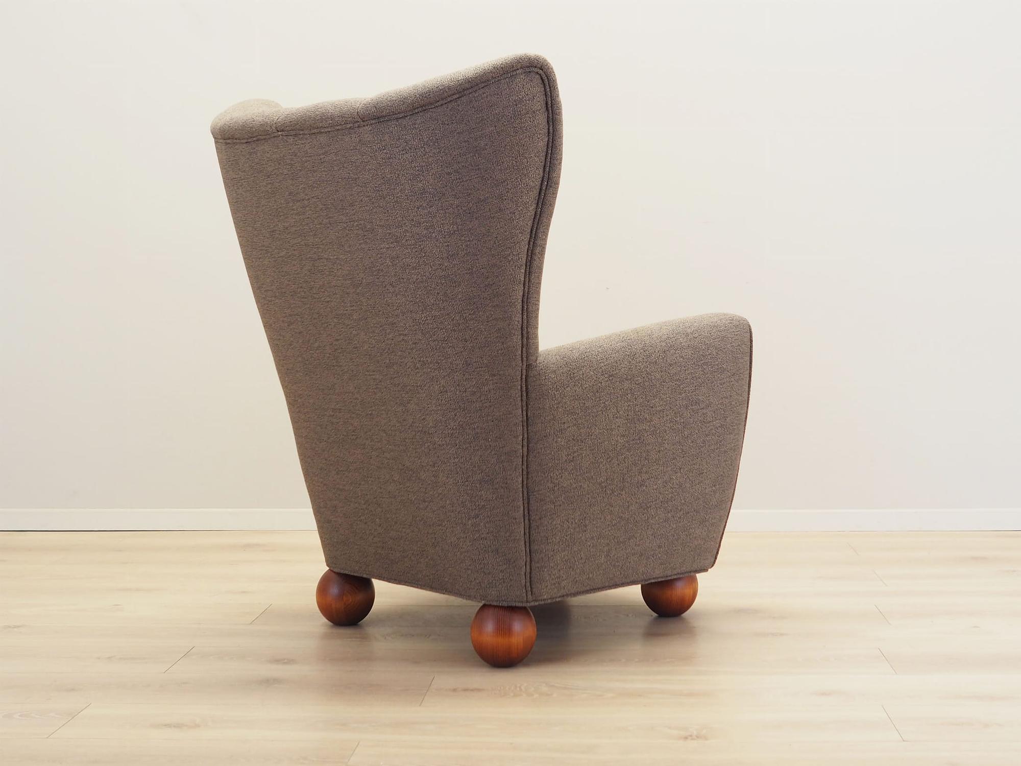 Armchair Textile Brown 7