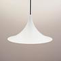 Pendant lamp Metal White 1970s 1