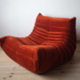 Togo Lounge Set 3-pc. Cord Orange 3
