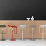 LEM Bar stools Wood Chrome Black 3
