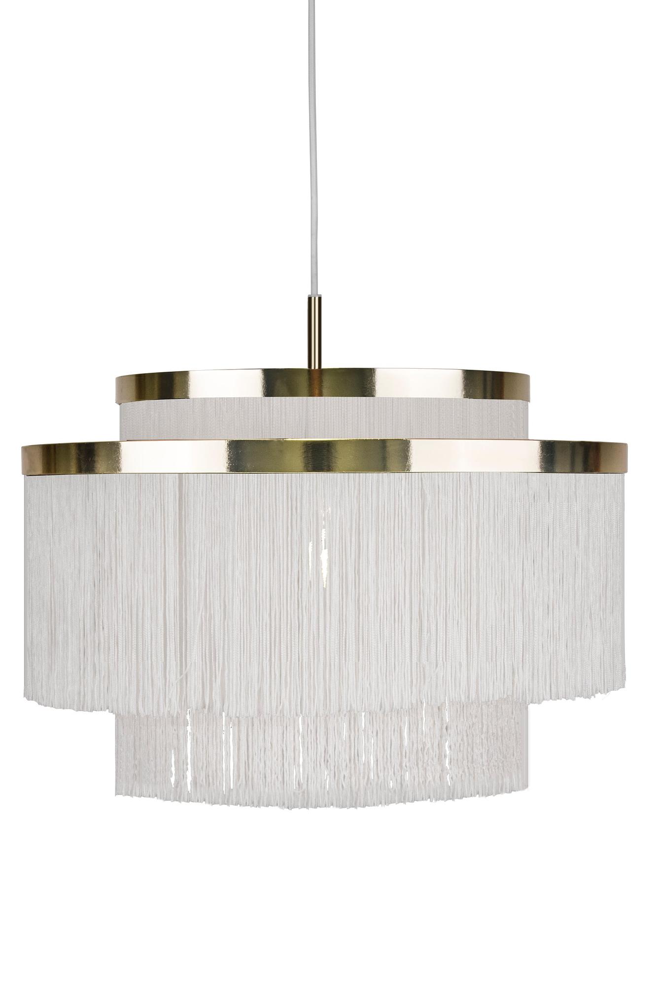 Frans Pendant Lamp Metal White Ø 52cm 0