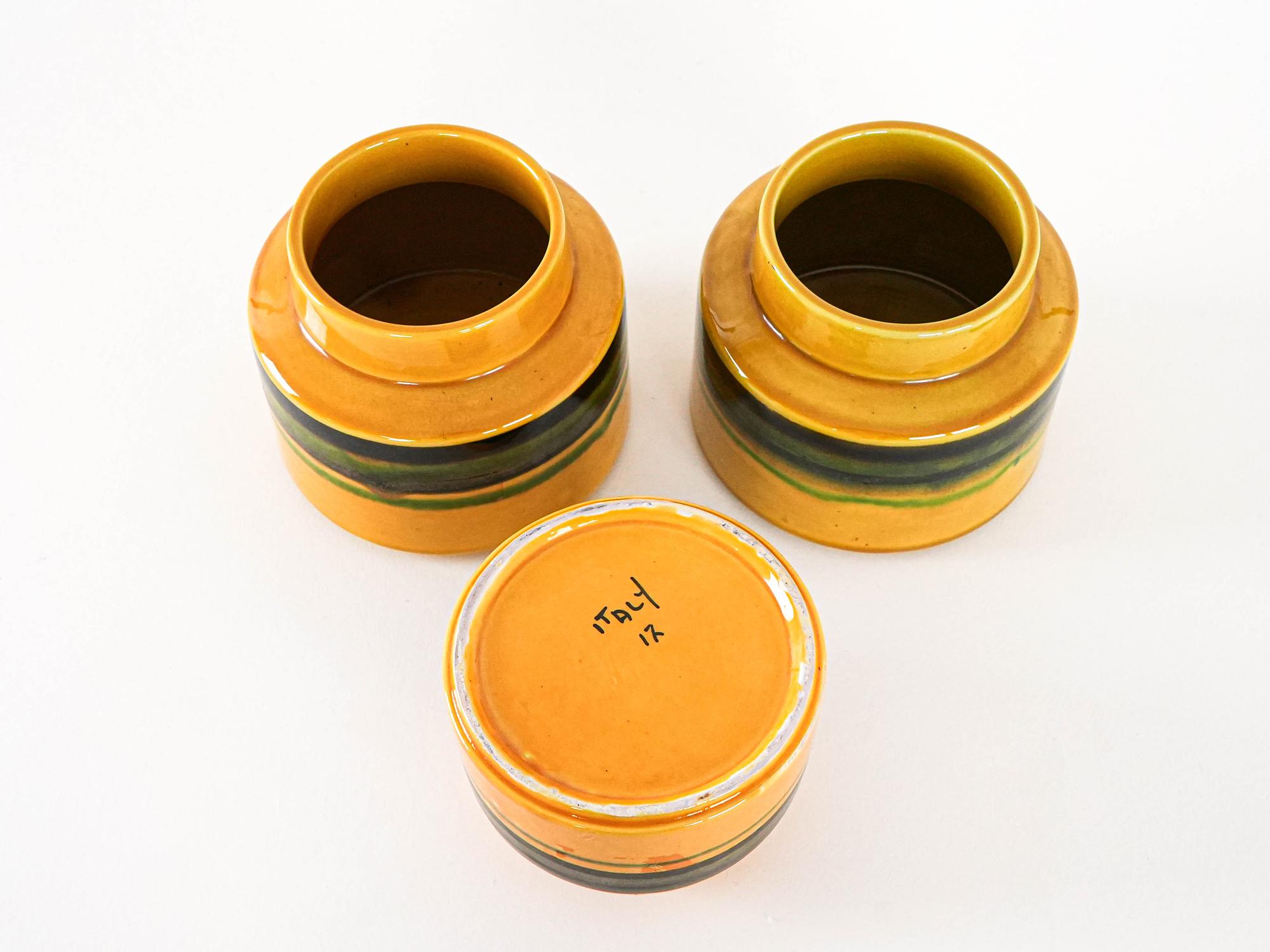 Ceramic Vases Set 3-piece Yellow 5