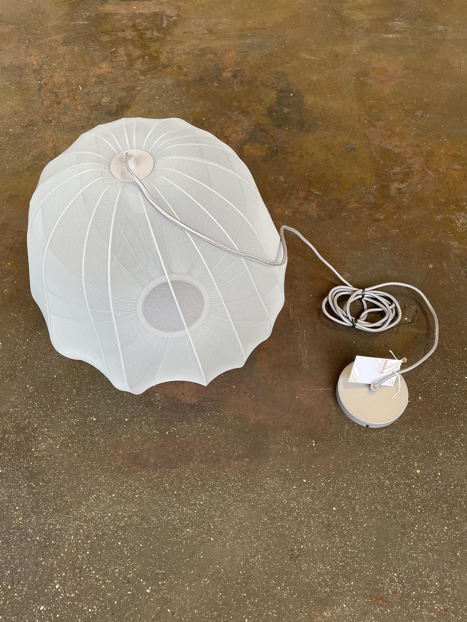 Ballon Hängelampe Ø57cm Grau 1