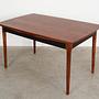 Walnut table Brown 1970s 6