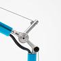 Tolomeo Tischlampen Mirco Standfuß Metalic Blau 3