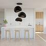 3-Flammig Wabi Sabi Kanso Beams Pendelleuchte Schwarz 4