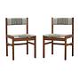 2er Set Teak-Stühle 1970er Jahre 0