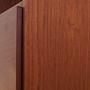 Vintage Bücherregal Teakholz Braun 1970er Jahre 14