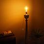 Stehlampe Messing Gold 1960er Jahre 14