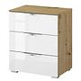 Nightstand SKØP Artisan Oak Chrome 50 cm 0