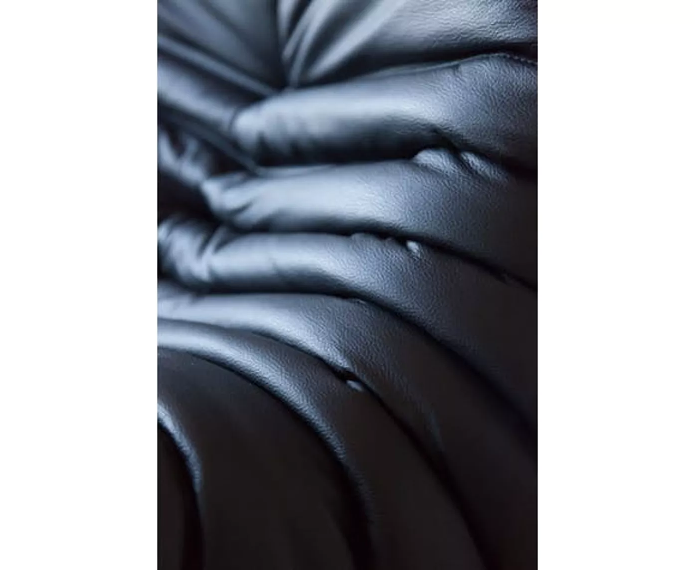 Togo Set Lounge 2 pezzi Pelle Madras Nero 9