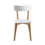 2x Dining chair Ash wood White Ash 2
