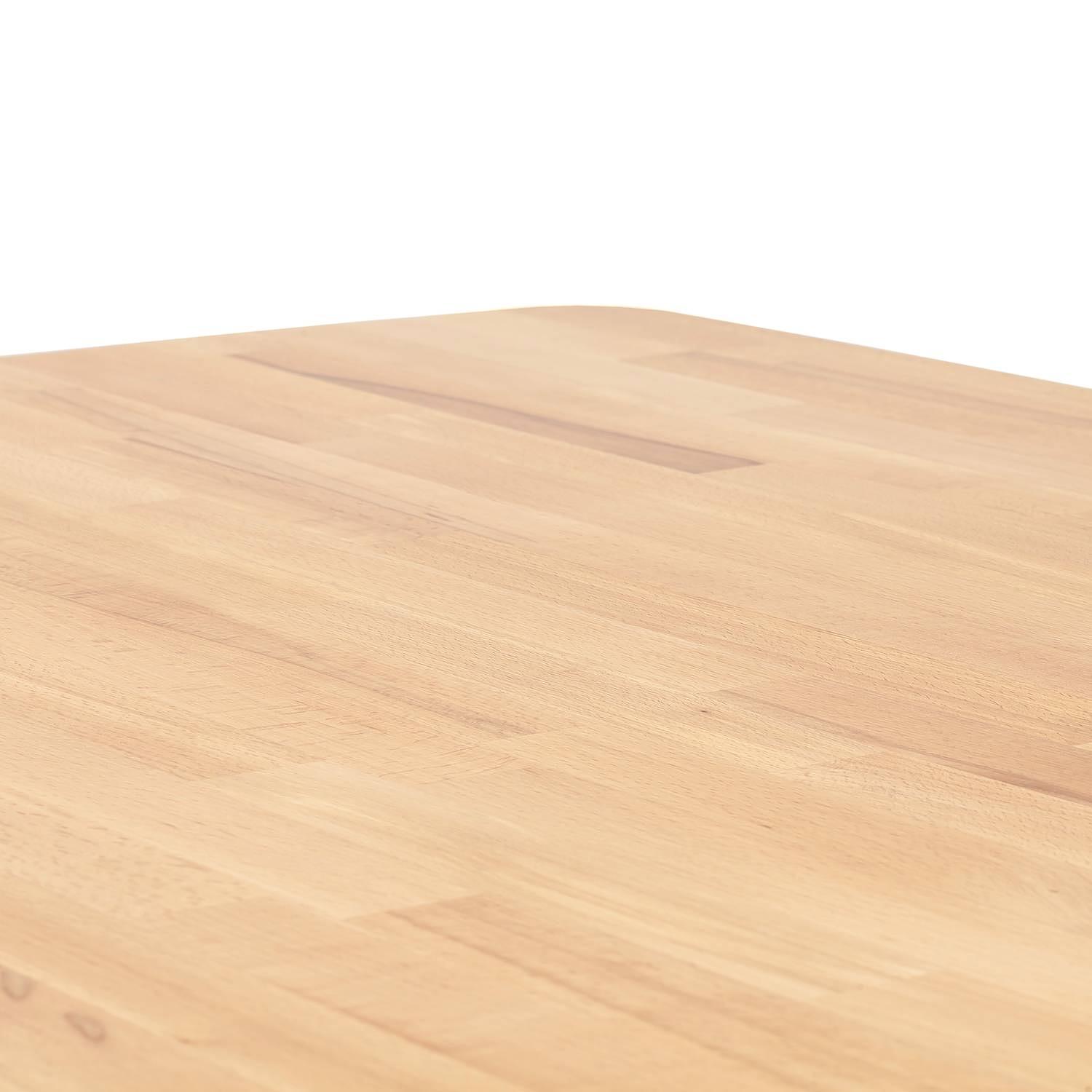 Trino Dining Table Heartwood Beech 80 cm 3