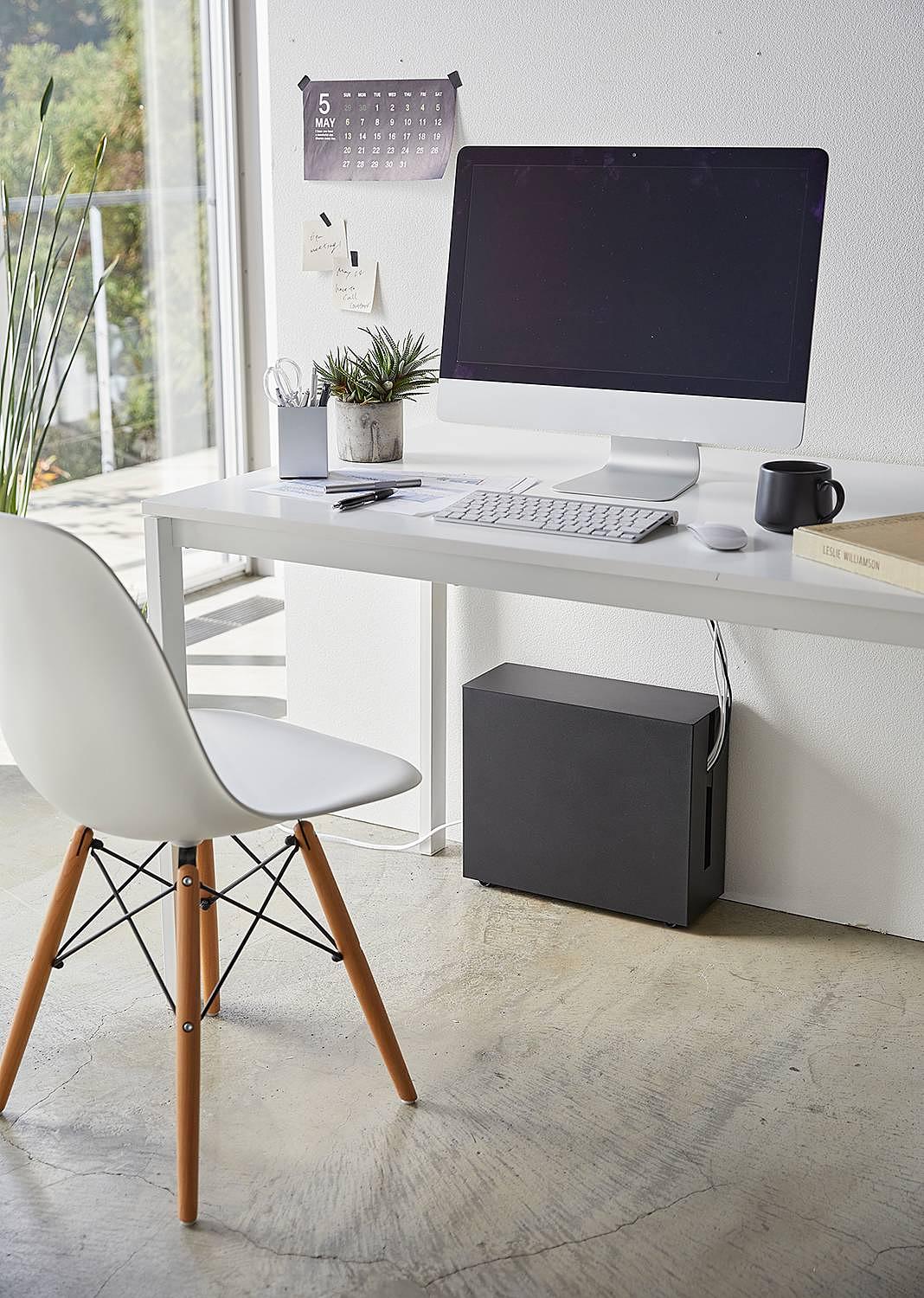 Kabelbox Tower Stahl / Kunststoff Schwarz 2