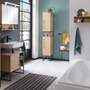 Badschrank Eiche Dekor Hell 4