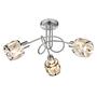 Kris I Ceiling lamp Crystal glass Iron 3-flame 0