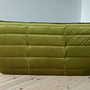 Togo Sofa 2-seater Velvet Olive Green 3