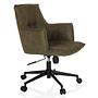 SOLAO LIFE Office Chair Swivel Fabric Dark Grey 8