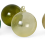 Glass spheres in a set of 4, multicolored 0