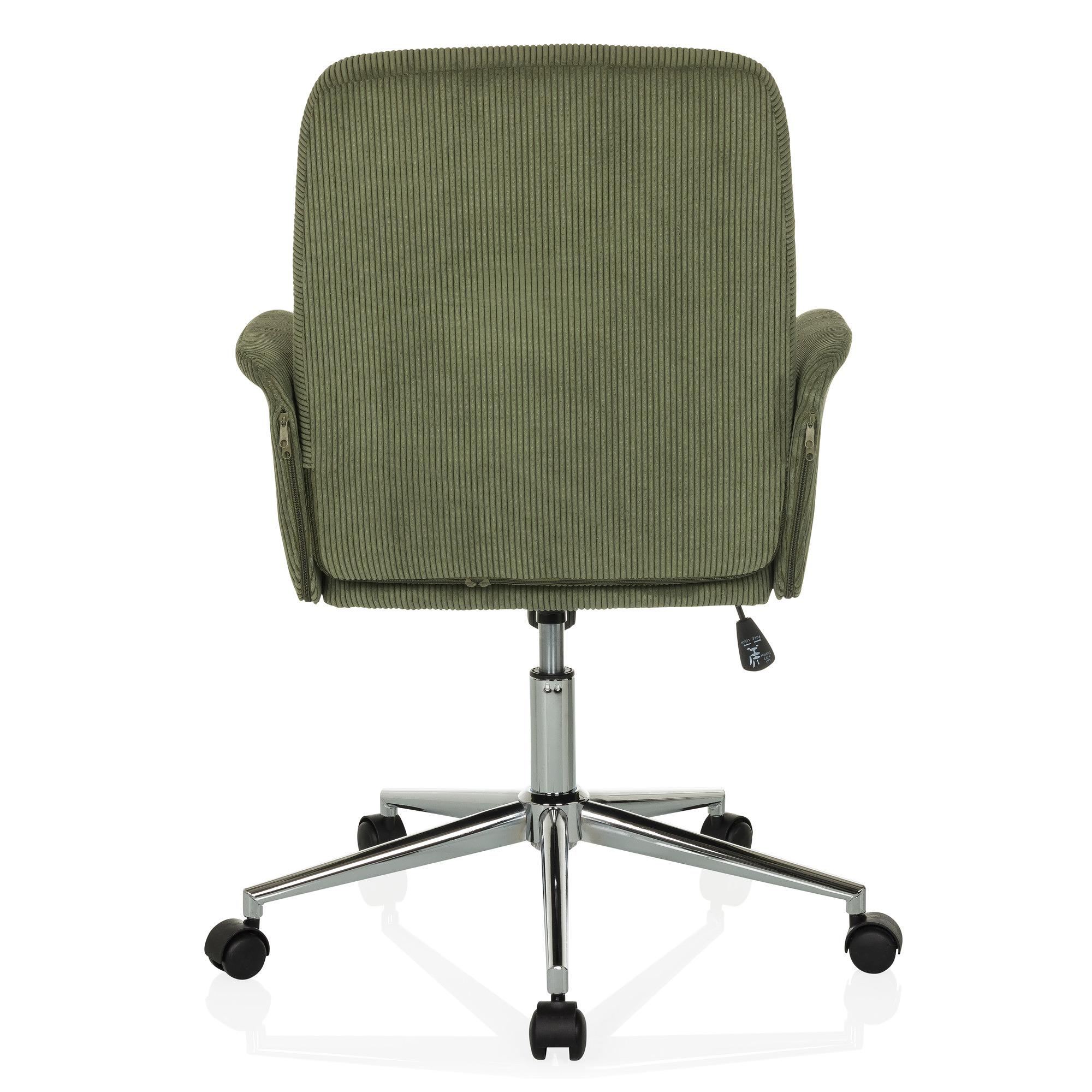 SOLAO CORD Office chair Swivel Cord-look Dark green 7