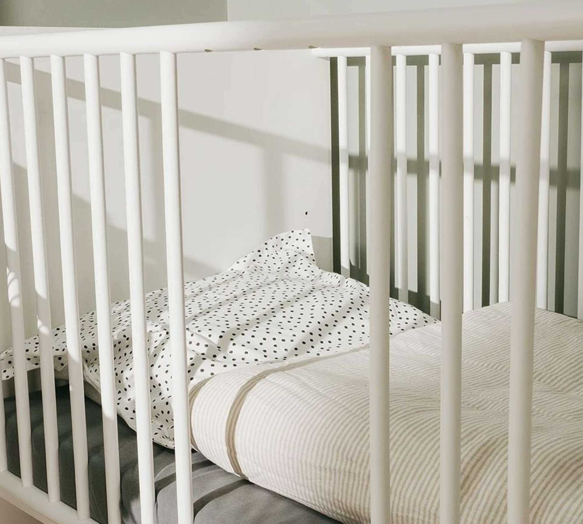 Babybett Holz Weiß 70 x 140 cm 2