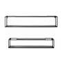 2x Wall Shelf Metal Black 1