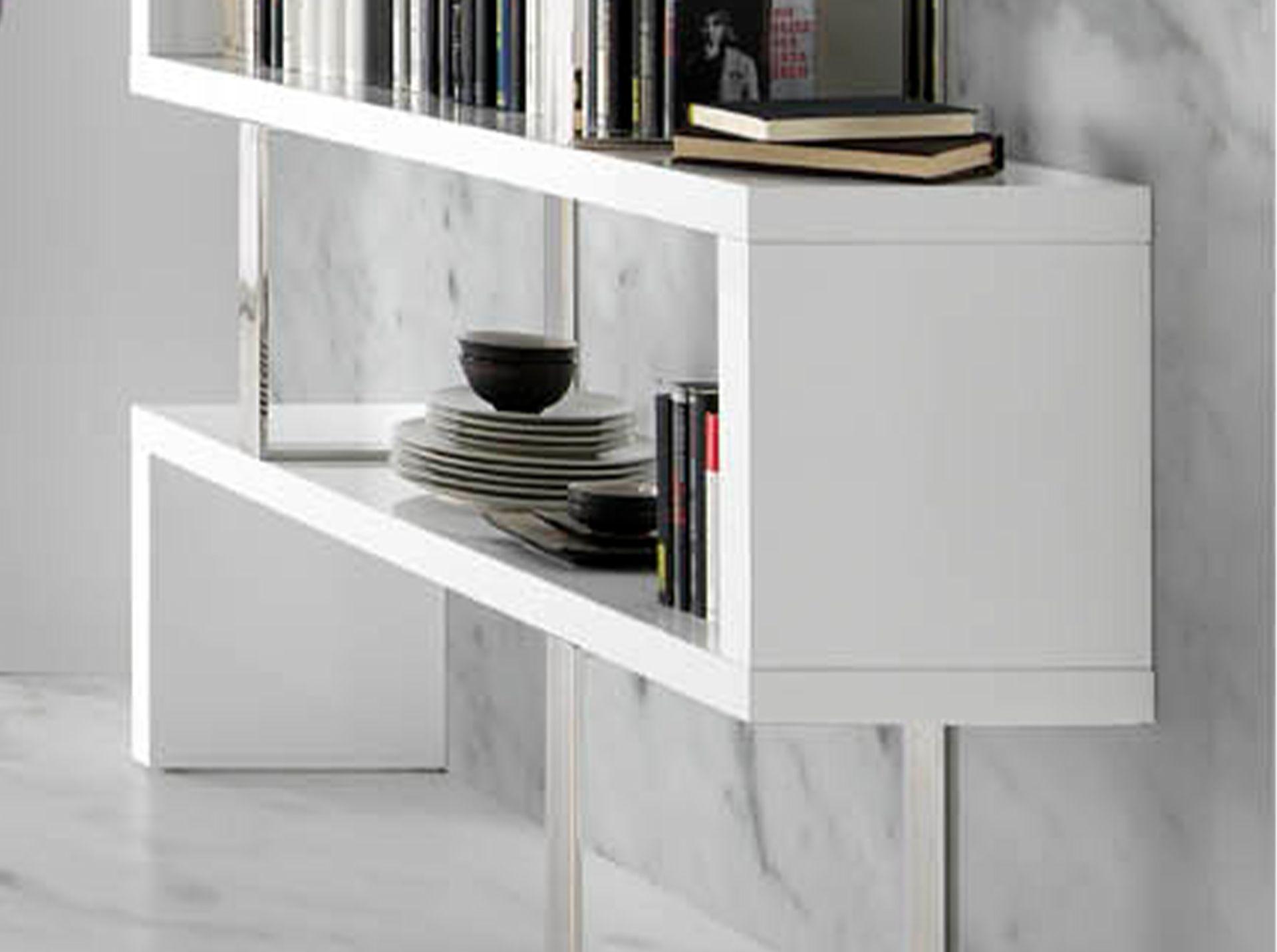 3026 Scaffale acciaio bianco 6