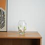 Glass vase with dots 1970s 6