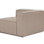 Modulsofa Links 1-Sitzer Leinen Braun 3