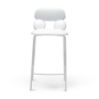 Nube SG 65 Sgabello da bar Plastica Metallo Bianco 0