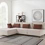 Matris Left Eckschlafsofa Beige 0