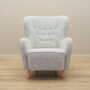 Sessel Textil Holz Weiß 5