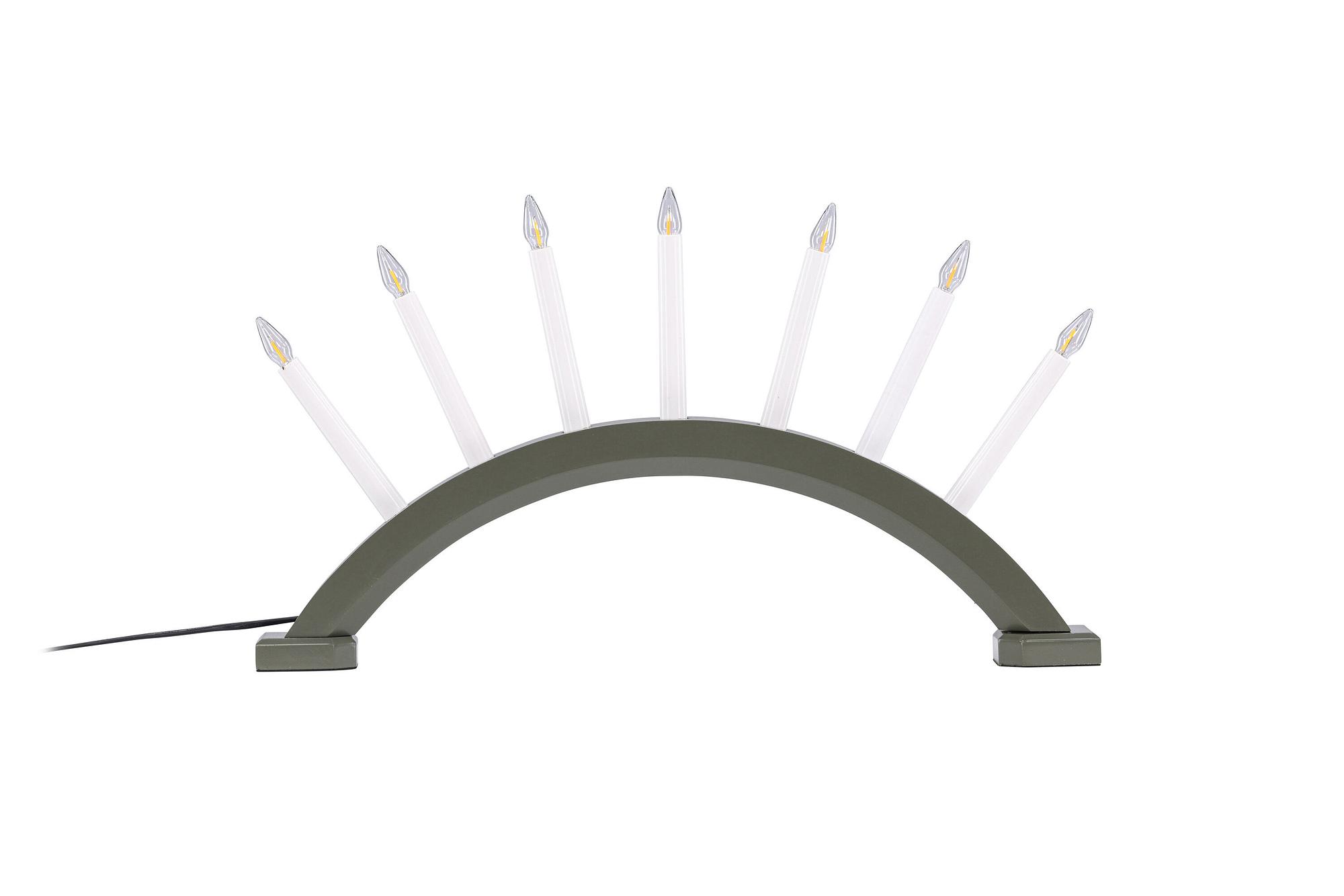 Kebnekaise Tischlampe Kiefernholz Grün Weiß 0