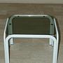 Couchtische 3er Set Vintage Metall Glas 1980er Jahre 12