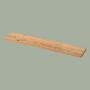 Wall shelf MDF veneered Brown 0