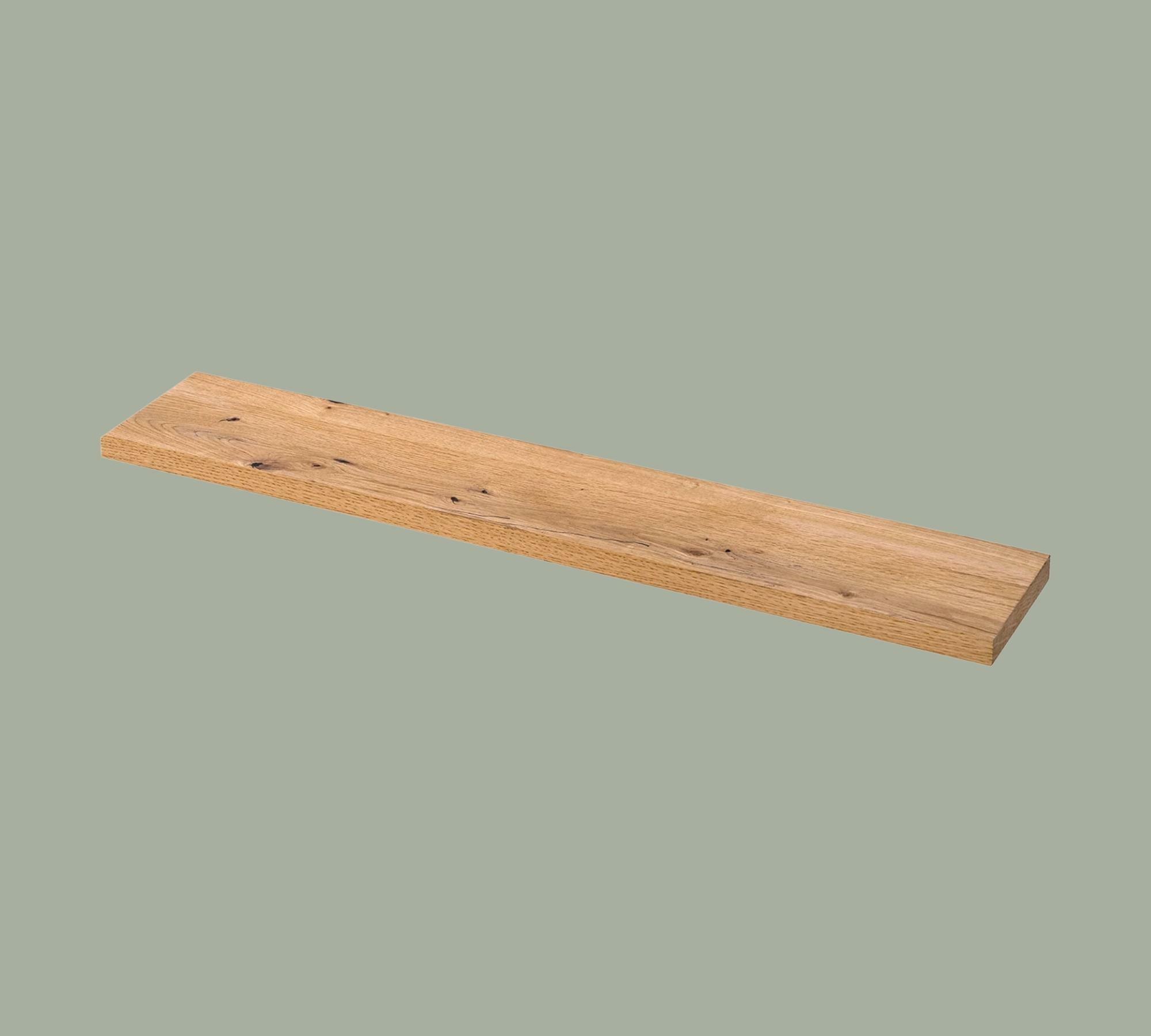 Wall shelf MDF veneered Brown 0