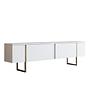 Luxury living room furniture set wood veneer white gold 0