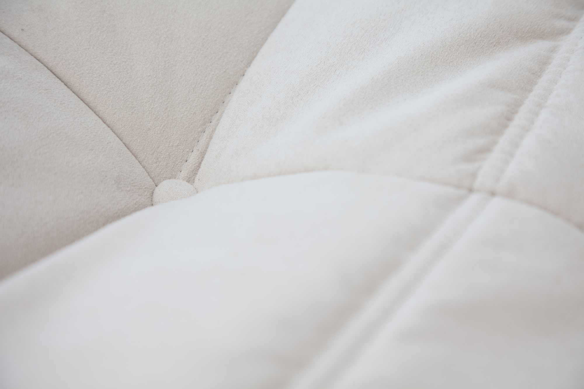 Togo Set Lounge 3 pezzi Tessuto Off-White 9