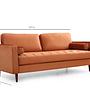 Rome Sofa Orange 9